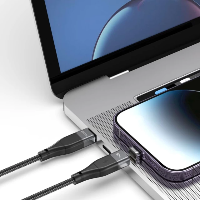 Кабель Tech-Protect 2-in-1 Ultraboost Magnetic Lightning to USB-C 1m Black (9490713928981)