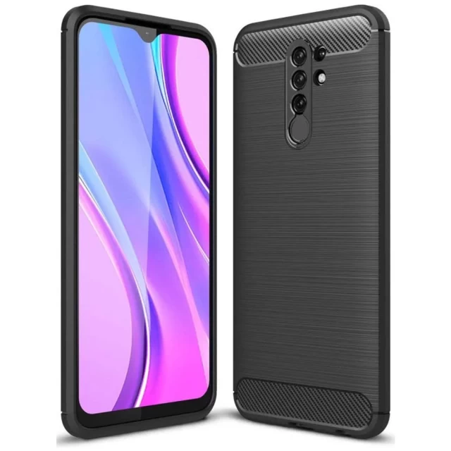 Чохол Tech-Protect TPUCarbon для Xiaomi Redmi 9 Black (5906735417791)