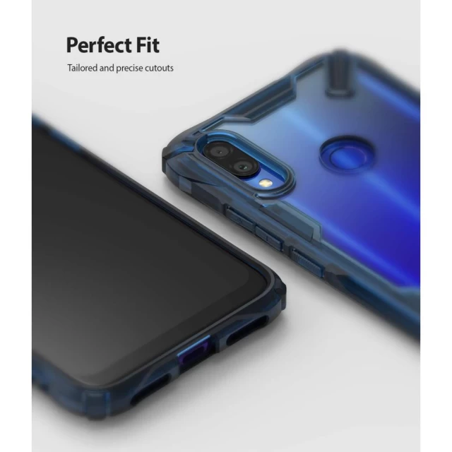 Чохол Ringke Fusion X для Xiaomi Redmi Note 7 Space Blue (8809659047556)