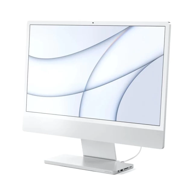 Док-станция Satechi Aluminum USB-C Slim Dock Silver for iMac 24