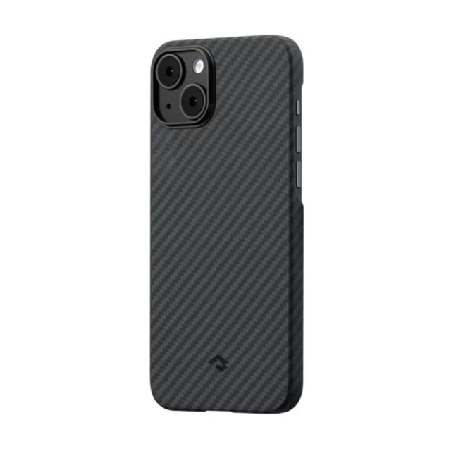 Чохол Pitaka MagEZ Case 3 Twill 1500D для iPhone 14 Black Grey with MagSafe (KI1401)