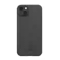 Чохол Pitaka MagEZ Case 3 Twill 1500D для iPhone 14 Black Grey with MagSafe (KI1401)