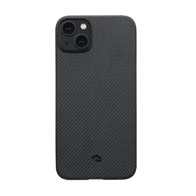 Чохол Pitaka MagEZ Case 3 Twill 600D для iPhone 14 Black Grey with MagSafe (KI1401A)
