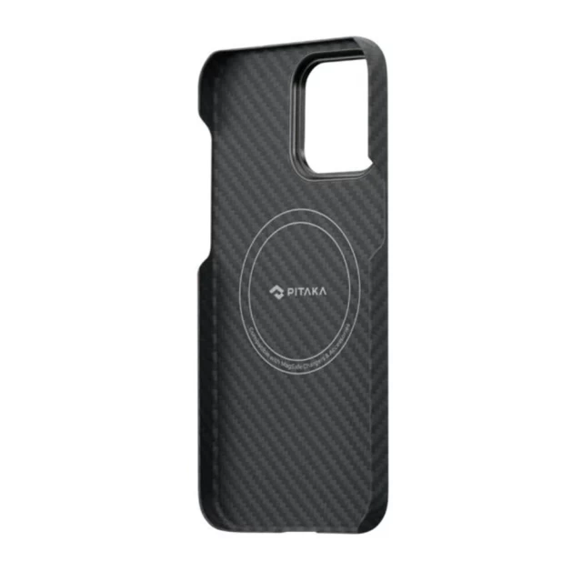 Чехол Pitaka MagEZ Case 3 Twill 1500D для iPhone 14 Pro Black Grey with MagSafe (KI1401P)