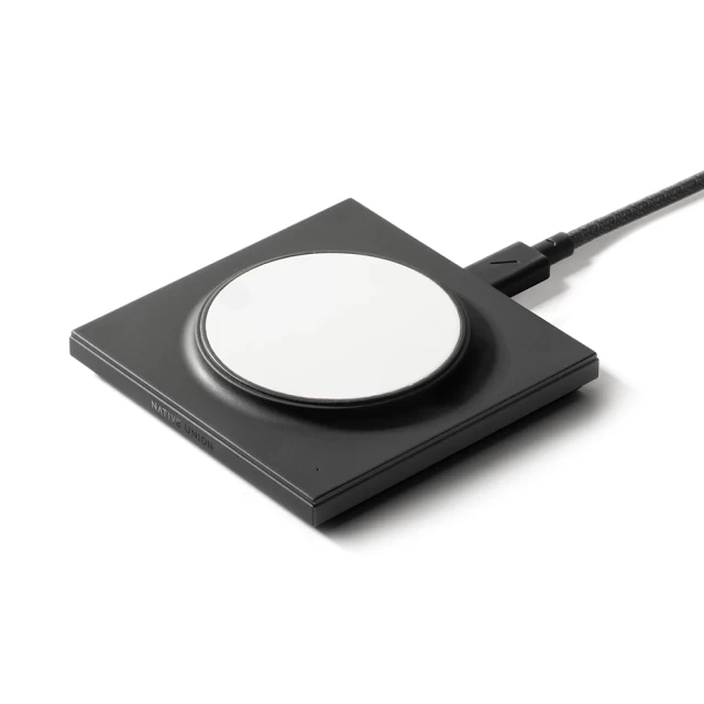 Бездротовий зарядний пристрій Native Union Drop Magnetic 15W Black with MagSafe (DROP-MAG-BLK-NP)