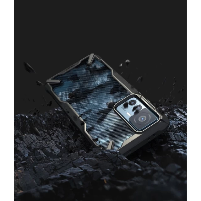 Чохол Ringke Fusion X для Xiaomi 12T | 12T Pro Camo Black (8809881269498)