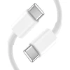 Сетевое зарядное устройство Tech-Protect 20W USB-C | USB-A with USB-C to USB-C Cable 1m White (9490713930373)