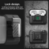 Чохол для навушників Spigen Lock Fit для AirPods Pro 1 | 2 Matte Black (ACS05485)