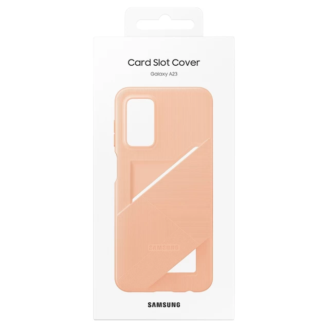 Чохол Samsung Card Slot для Samsung Galaxy A23 Peach (EF-OA235TPEGRU)