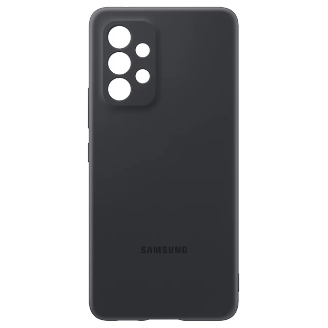 Чохол Samsung Silicone Cover для Samsung Galaxy A53 5G Black (EF-PA536TBEGRU)