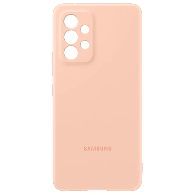 Чехол Samsung Silicone Cover для Samsung Galaxy A53 5G Peach (EF-PA536TPEGRU)