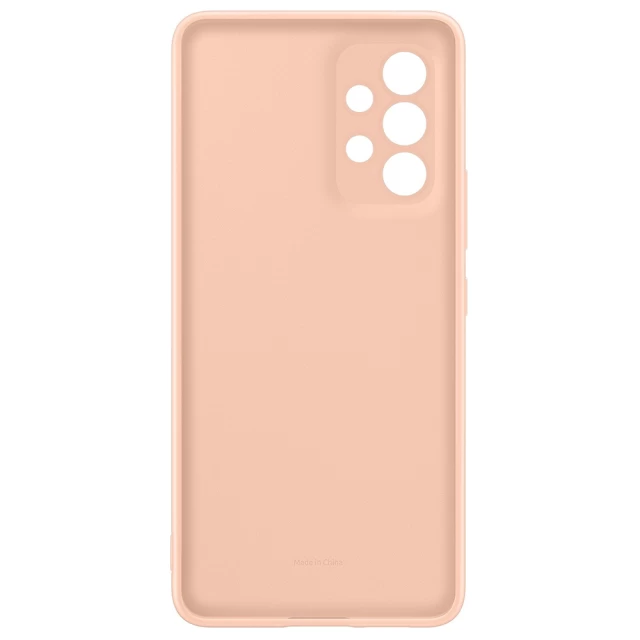 Чохол Samsung Silicone Cover для Samsung Galaxy A53 5G Peach (EF-PA536TPEGRU)