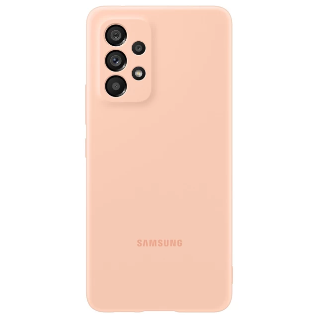 Чохол Samsung Silicone Cover для Samsung Galaxy A53 5G Peach (EF-PA536TPEGRU)