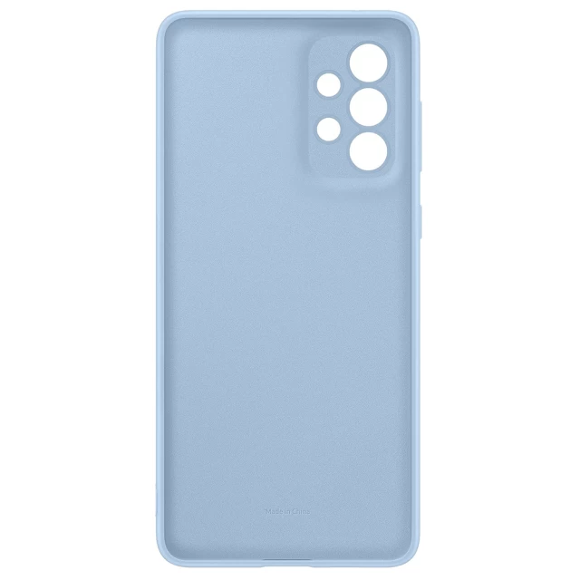 Чехол Samsung Silicone Cover для Samsung Galaxy A73 5G Artic Blue (EF-PA736TLEGRU)