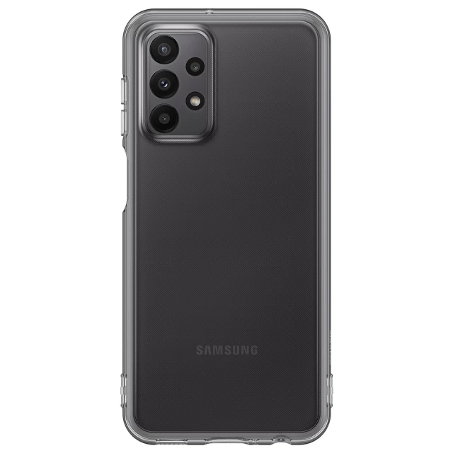 Чохол Samsung Soft Clear Cover для Samsung Galaxy A23 Black (EF-QA235TBEGRU)