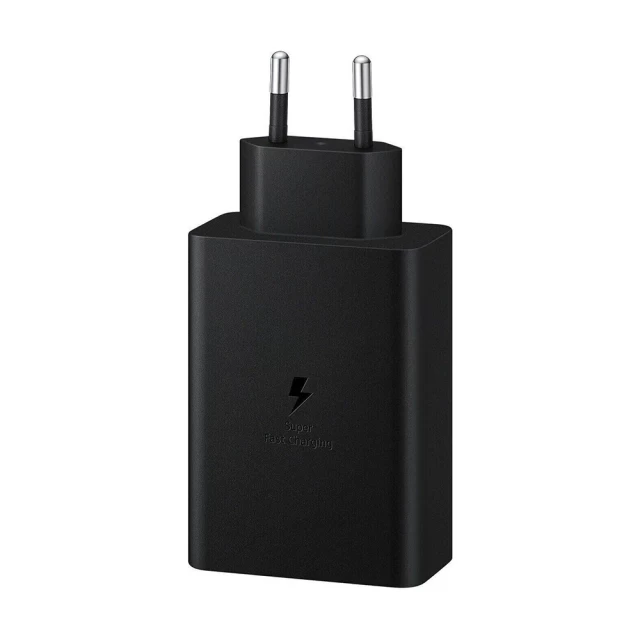 Сетевое зарядное устройство Samsung Trio 65W 2xUSB-C | USB-A Black (EP-T6530NBEGRU)