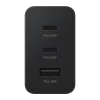 Мережевий зарядний пристрій Samsung Trio 65W 2xUSB-C | USB-A Black (EP-T6530NBEGRU)