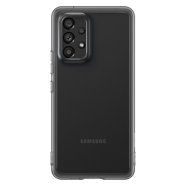 Чохол Samsung Soft Clear Cover для Samsung Galaxy A33 5G Black (EF-QA536TBEGRU)