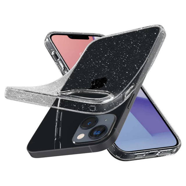 Чехол Spigen Liquid Crystal Glitter для iPhone 14 Rose Quartz (ACS05035)