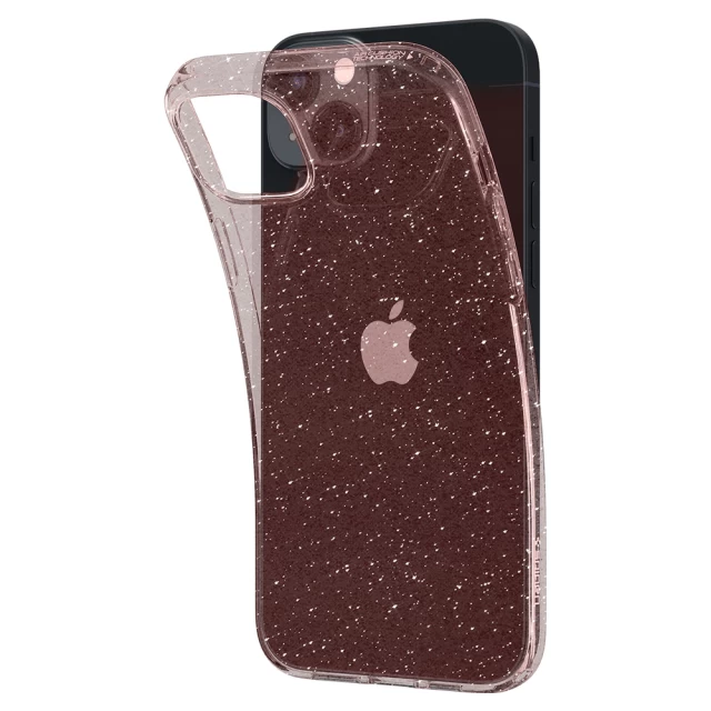 Чохол Spigen Liquid Crystal Glitter для iPhone 14 Rose Quartz (ACS05035)