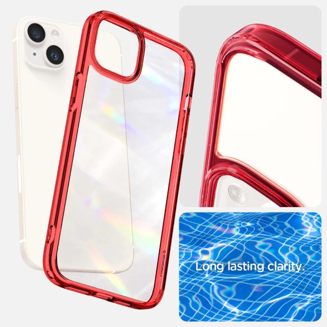 Чохол Spigen Liquid Crystal Glitter для iPhone 14 Red Crystal (ACS05042)