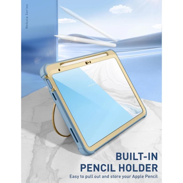 Чохол Supcase Cosmo для iPad 10.9 2022 Marble Blue (843439120624)