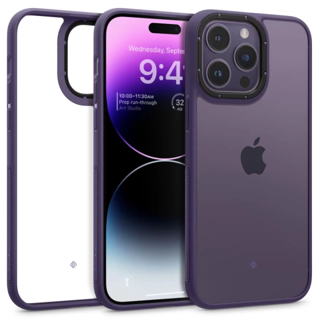 Чехол Spigen Caseology Skyfall для iPhone 14 Pro Purple (ACS05566)