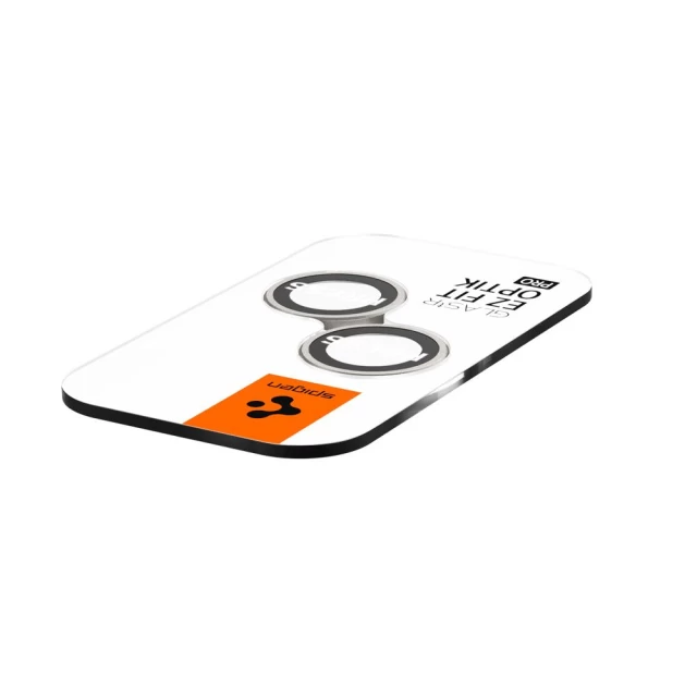 Защитное стекло Spigen для камеры iPhone 14 | 14 Plus Optik.tR Camera Protector (2 pack) Starlight (AGL05604)