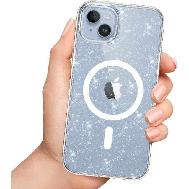 Чехол Tech-Protect Flexair Hybrid для iPhone 14 Pro Glitter with MagSafe (9490713930915)