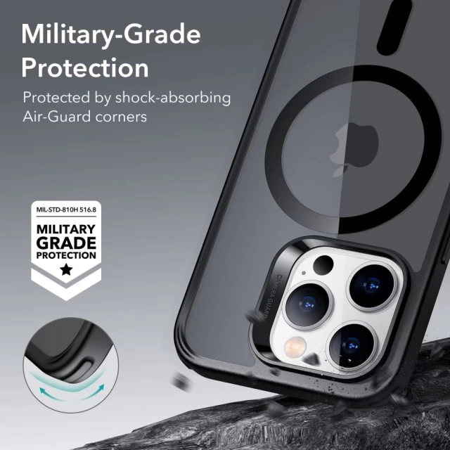 Чехол ESR Ch Halolock для iPhone 14 Pro Frosted Black with MagSafe (4894240175385)