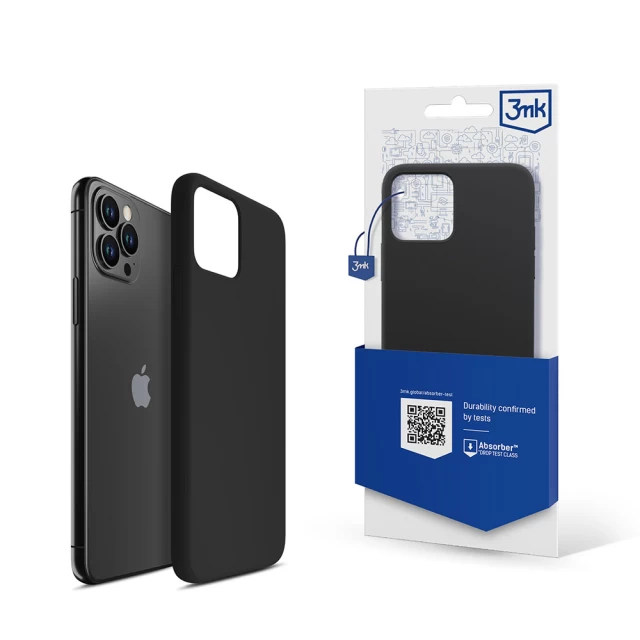 Чохол 3mk Silicone Case для iPhone 11 Pro Max Black (5903108498999)
