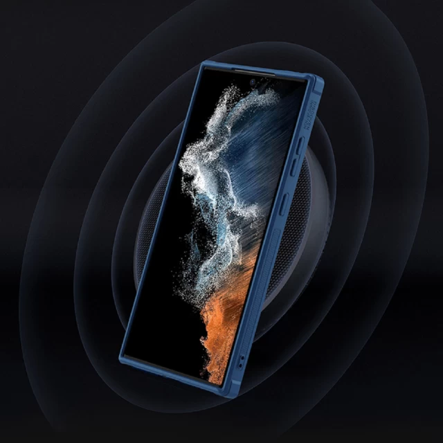 Чехол Nillkin Textured S для Samsung Galaxy S22 Ultra (S908) Blue (6902048246812)