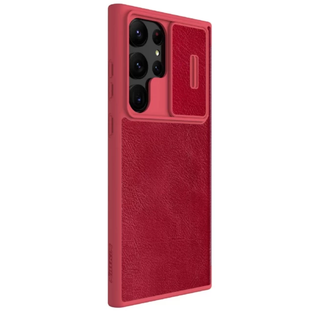 Чехол Nillkin Qin Pro для Samsung Galaxy S23 Ultra (S918) Red (6902048258563)