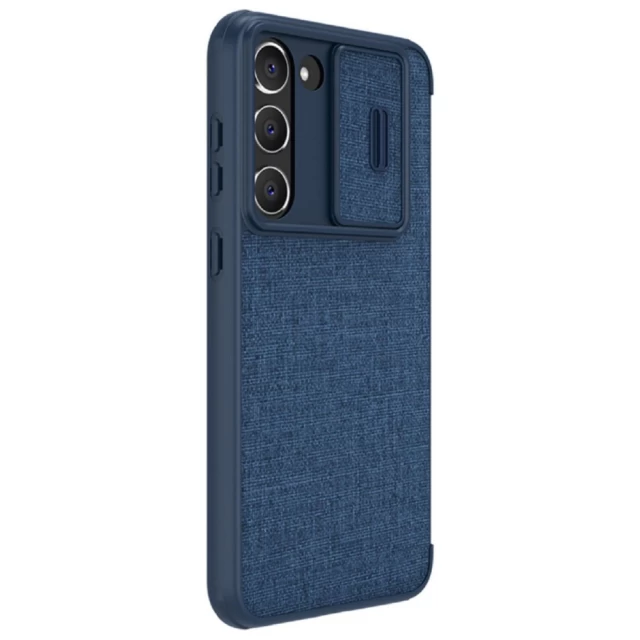 Чехол Nillkin Qin Cloth Pro для Samsung Galaxy S23 (S911) Blue (6902048258594)