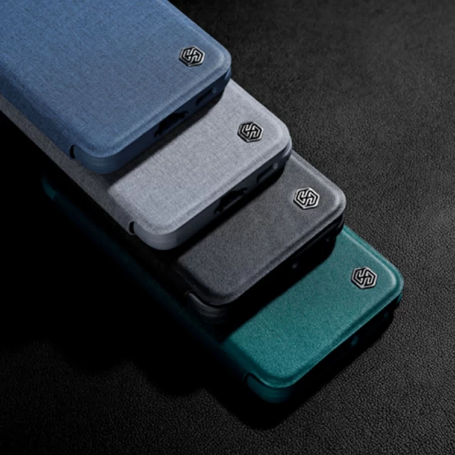 Чохол Nillkin Qin Cloth Pro для Samsung Galaxy S23 (S911) Blue (6902048258594)