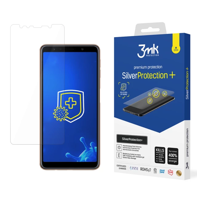 Защитная пленка 3mk Silver Protection Plus для Samsung Galaxy A7 2018 (A750) Transparent (5903108303149)