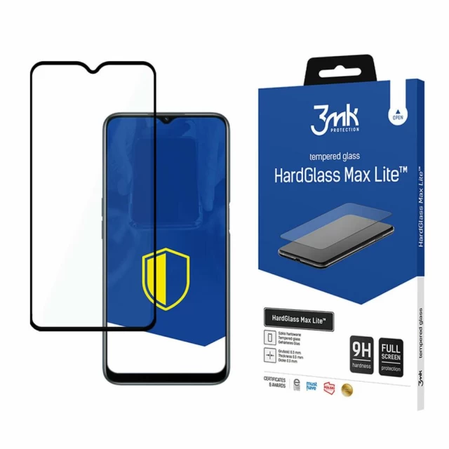 Захисне скло 3mk HardGlass Max Lite для Oppo A54s Transparent (5903108453158)