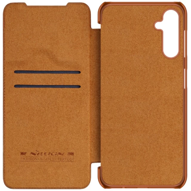 Чехол Nillkin Qin Leather для Samsung Galaxy A14 (A145) | A14 5G (A146) Brown (6902048261594)