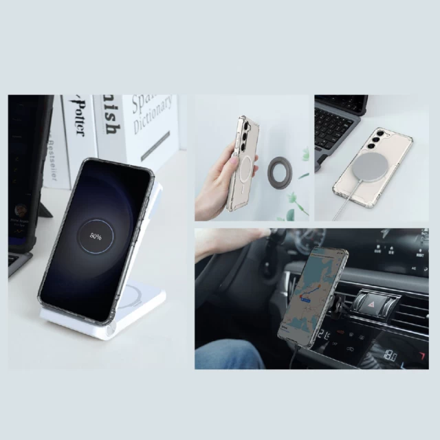 Чехол Nillkin Nature Pro для Samsung Galaxy S23 (S911) White with MagSafe (6902048262430)