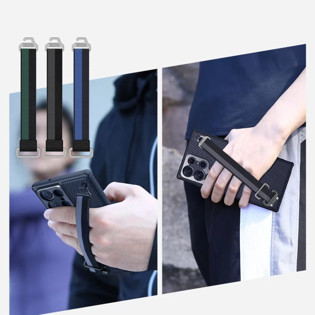 Чехол Nillkin Strap Case для Samsung Galaxy S23 Ultra (S918) Black (6902048258457)