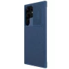 Чехол Nillkin Qin Cloth Pro для Samsung Galaxy S23 Ultra (S918) Blue (6902048258679)