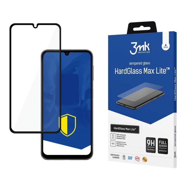 Защитное стекло 3mk HardGlass Max Lite для Samsung Galaxy A25 5G (A256) Black (5903108533515)