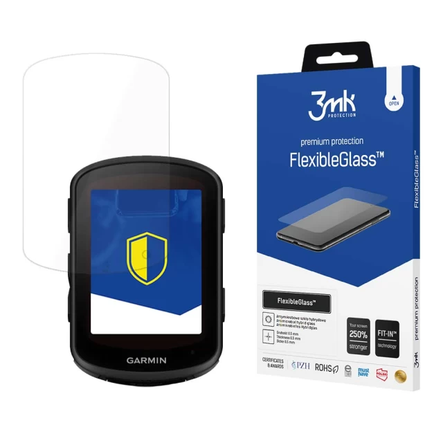 Защитное стекло 3mk FlexibleGlass для Garmin Edge 540 Transparent (5903108522519)