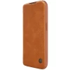 Чехол Nillkin Qin Pro для iPhone 15 Pro Brown (6902048265219)