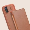 Чехол Nillkin Qin Pro для iPhone 15 Pro Brown (6902048265219)