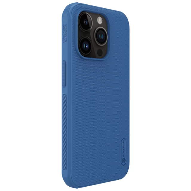 Чохол Nillkin Super Frosted Shield Pro для iPhone 15 Pro Blue (6902048265585)