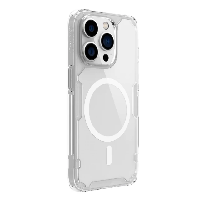 Чехол Nillkin Nature Pro для iPhone 15 Pro White with MagSafe (6902048265912)