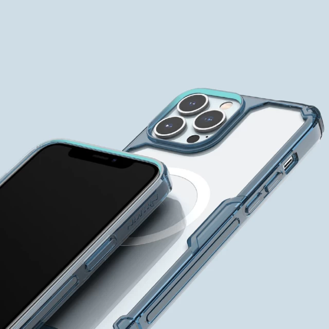 Чохол Nillkin Nature Pro для iPhone 15 Pro Blue with MagSafe (6902048265929)