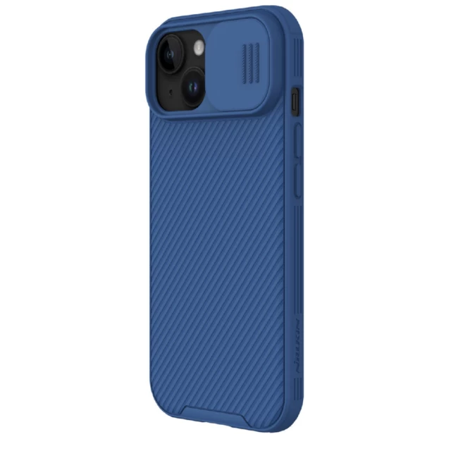 Чехол Nillkin CamShield Pro для iPhone 15 Plus Blue with MagSafe (6902048266759)