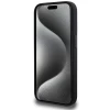 Чехол Mercedes для iPhone 15 Pro Max Leather Debossed Lines Black (AMHCP15XGSEBK)